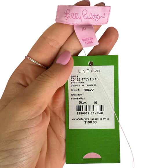 Lilly Pulitzer Floral Dress in Pink and Blue - Picture 12 of 14